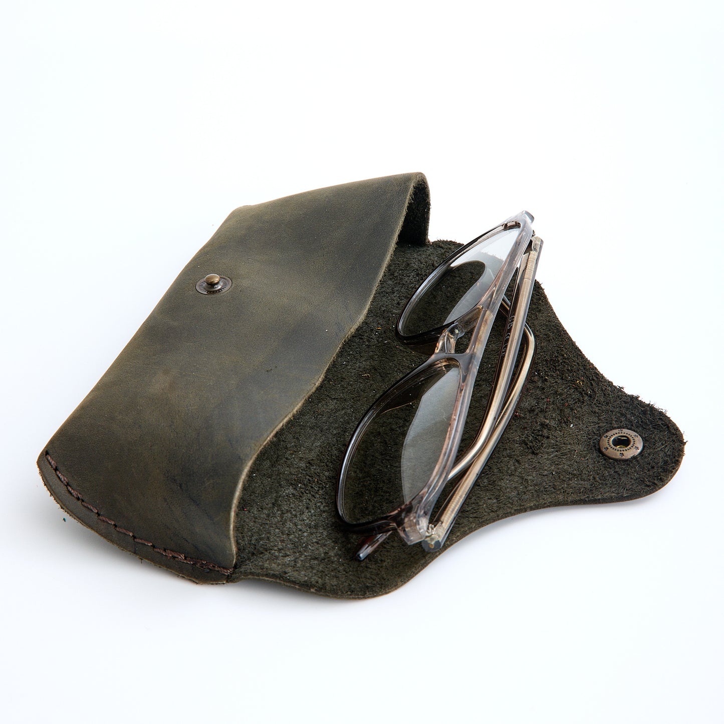 LEATHER GLASSES CASE - GENT