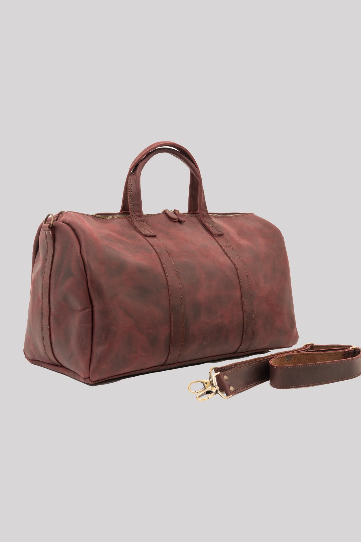 LEATHER SUITCASE - KATHMANDU - L