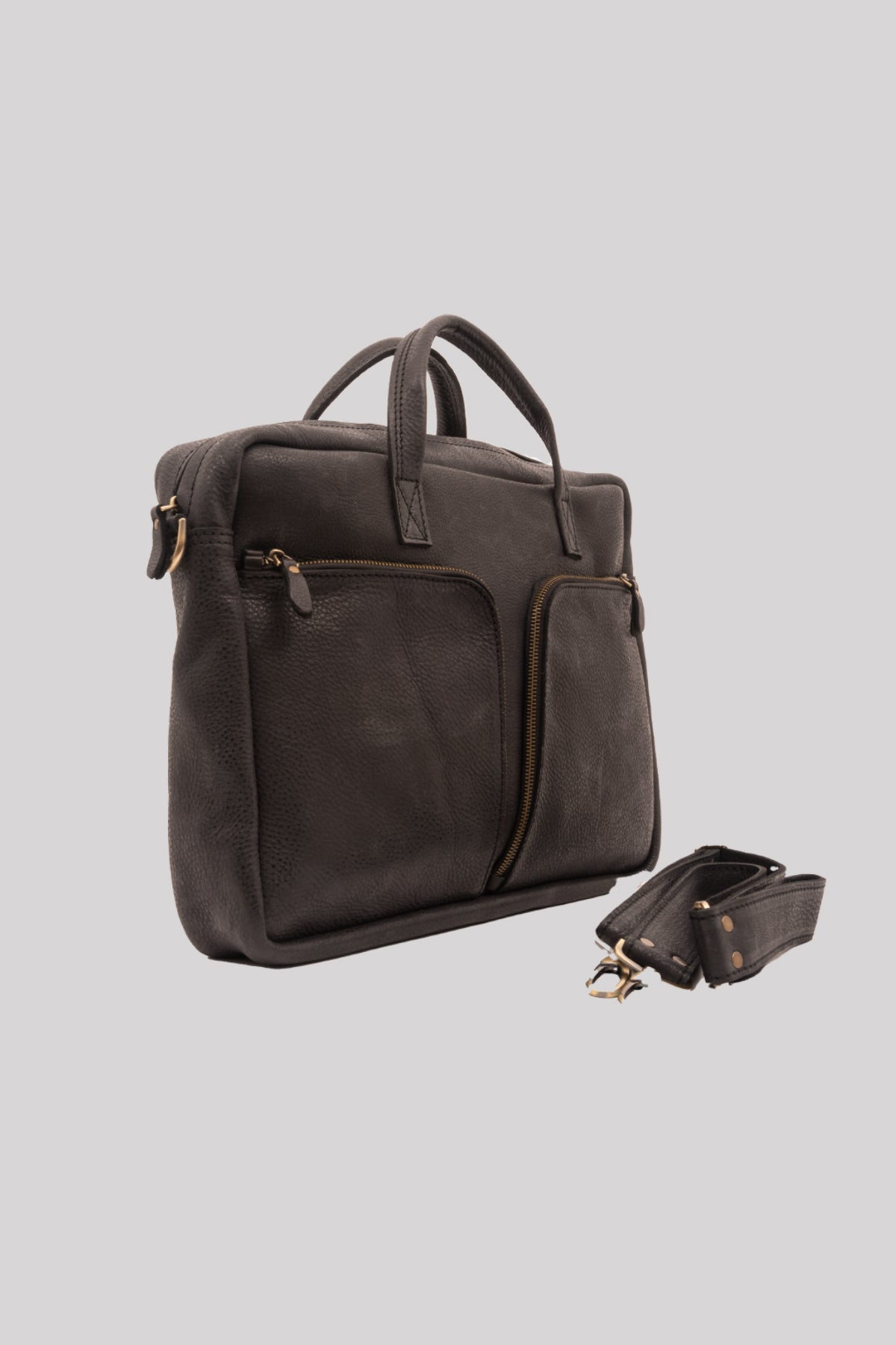 LEATHER BRIEFCASE - TURIN