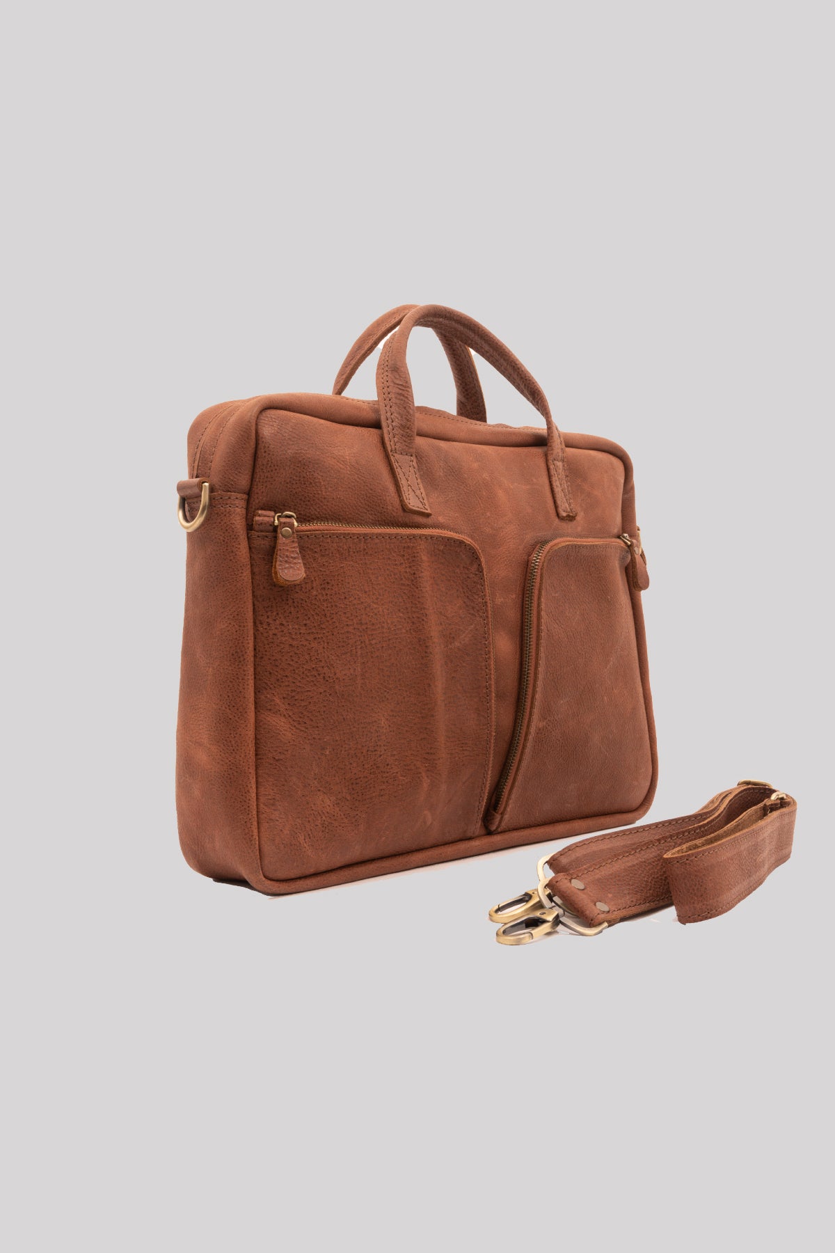 LEATHER BRIEFCASE - TURIN